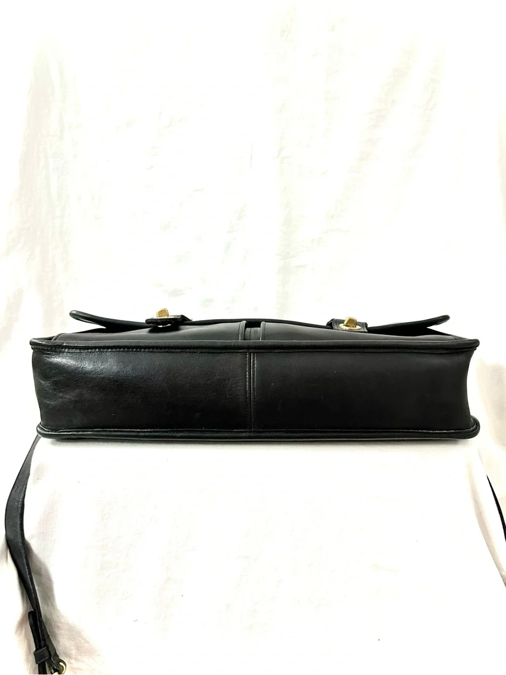 Coach black leather